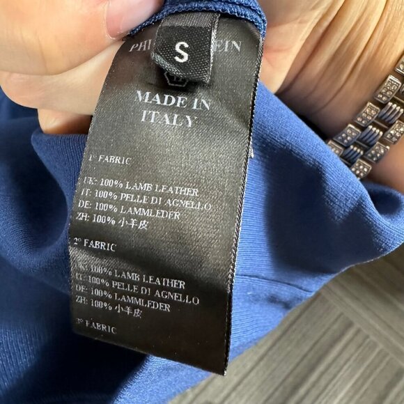 Philipp Plein “The Outsider” Embellished Sheer Sleeve Bodycon Dress – Size Small - Picture 13 of 13